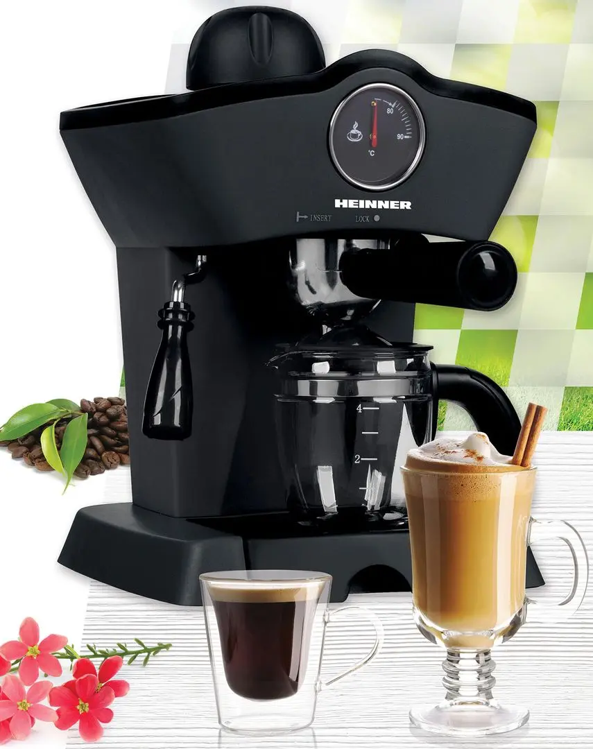 Кофемашина Heinner Retro Effect HEM-200BK (Black)