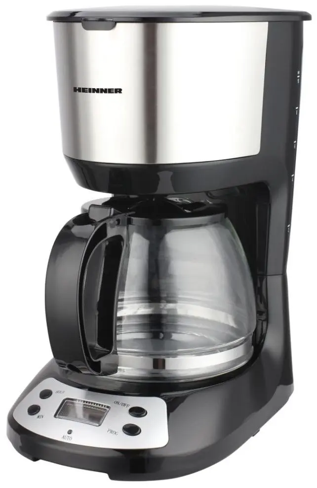 Кофеварка Heinner Silver Chatt HCM-D750GCSS (Silver/Black)