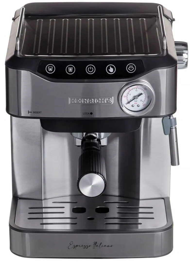 Aparat de cafea Heinrichs HES 8688 (Silver/Black)