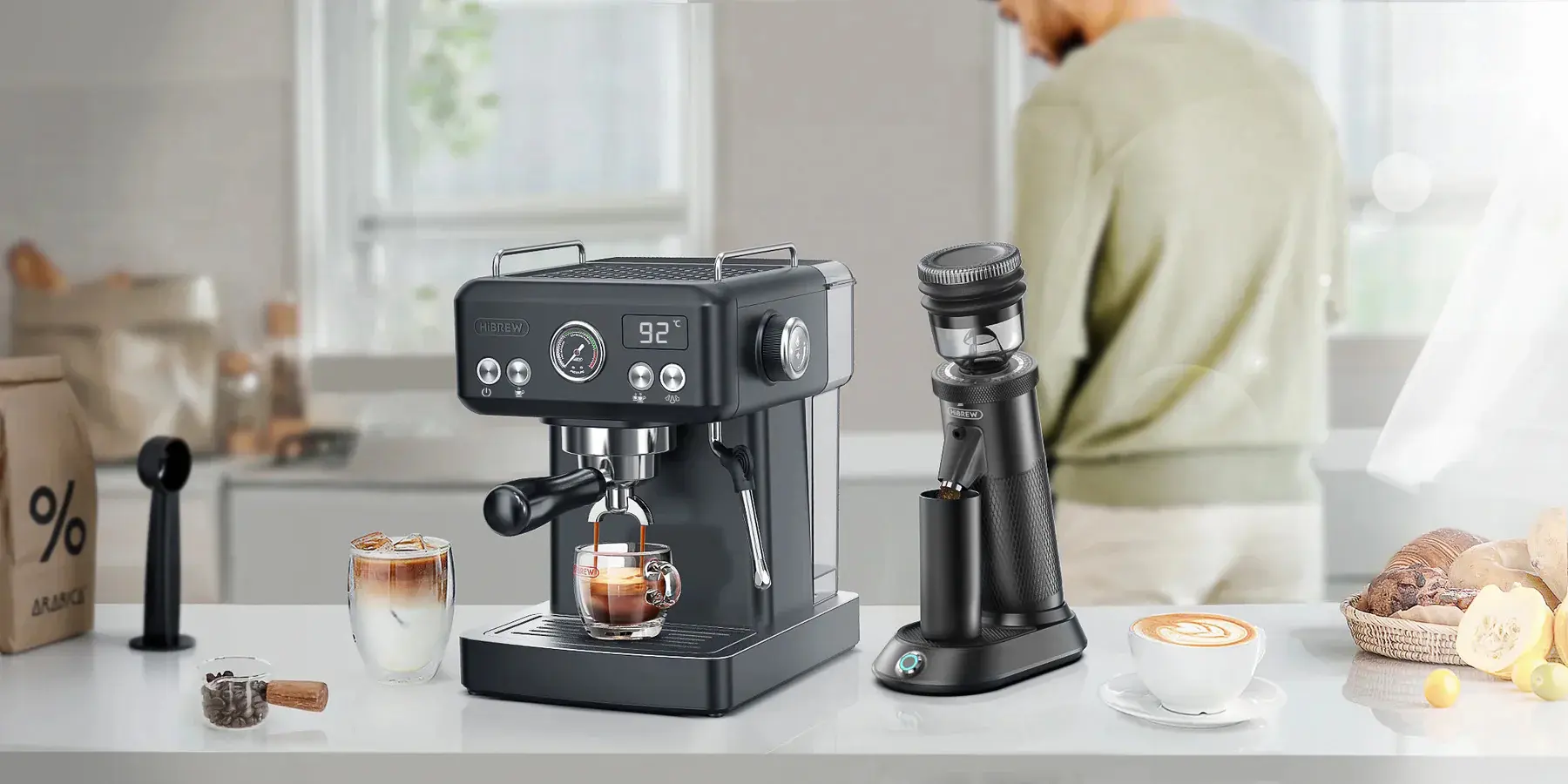 Кофемашина Hibrew H10A (Black) - 4