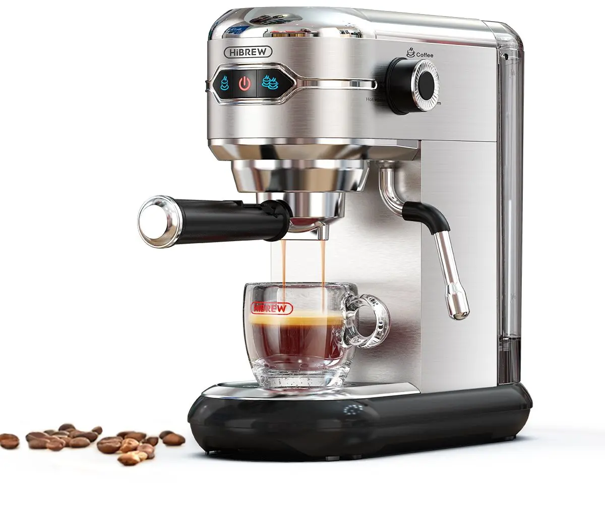 Кофемашина Hibrew H11 (Silver/Black)