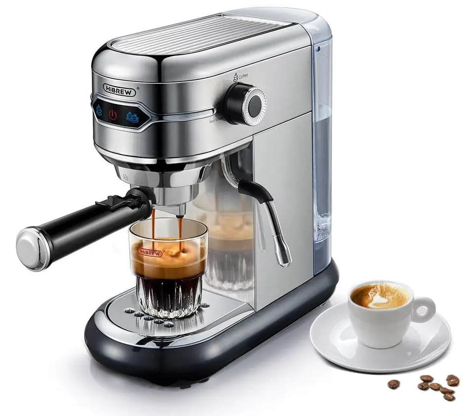 Кофемашина Hibrew H11 (Silver/Black)