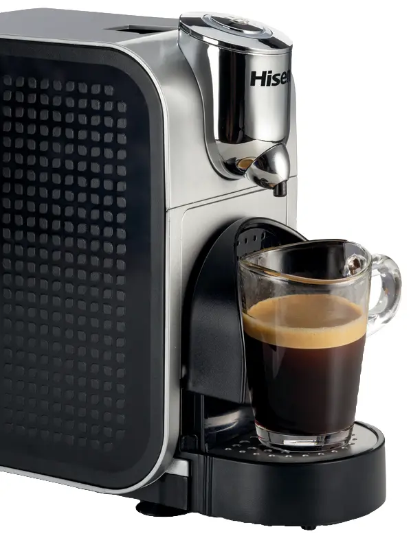 Кофемашина Hisense HCM20CS (Inox/Black)