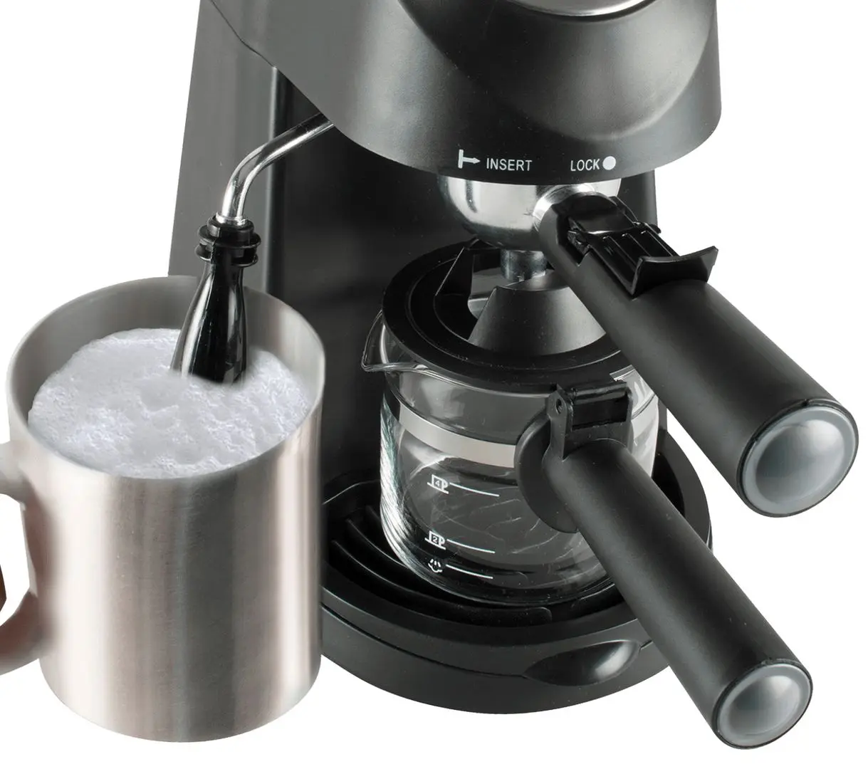 Кофемашина Home HG PR 06 (Black/Silver)