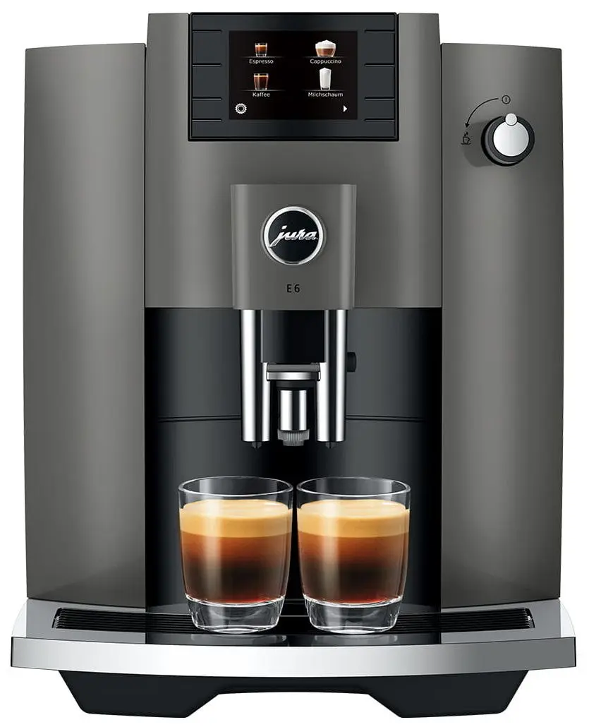 Кофемашина Jura E6 (Dark Inox)