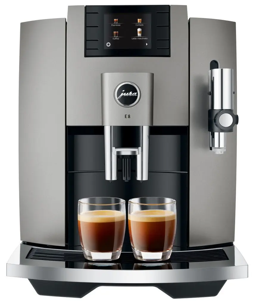 Кофемашина Jura E8 (Dark Inox)