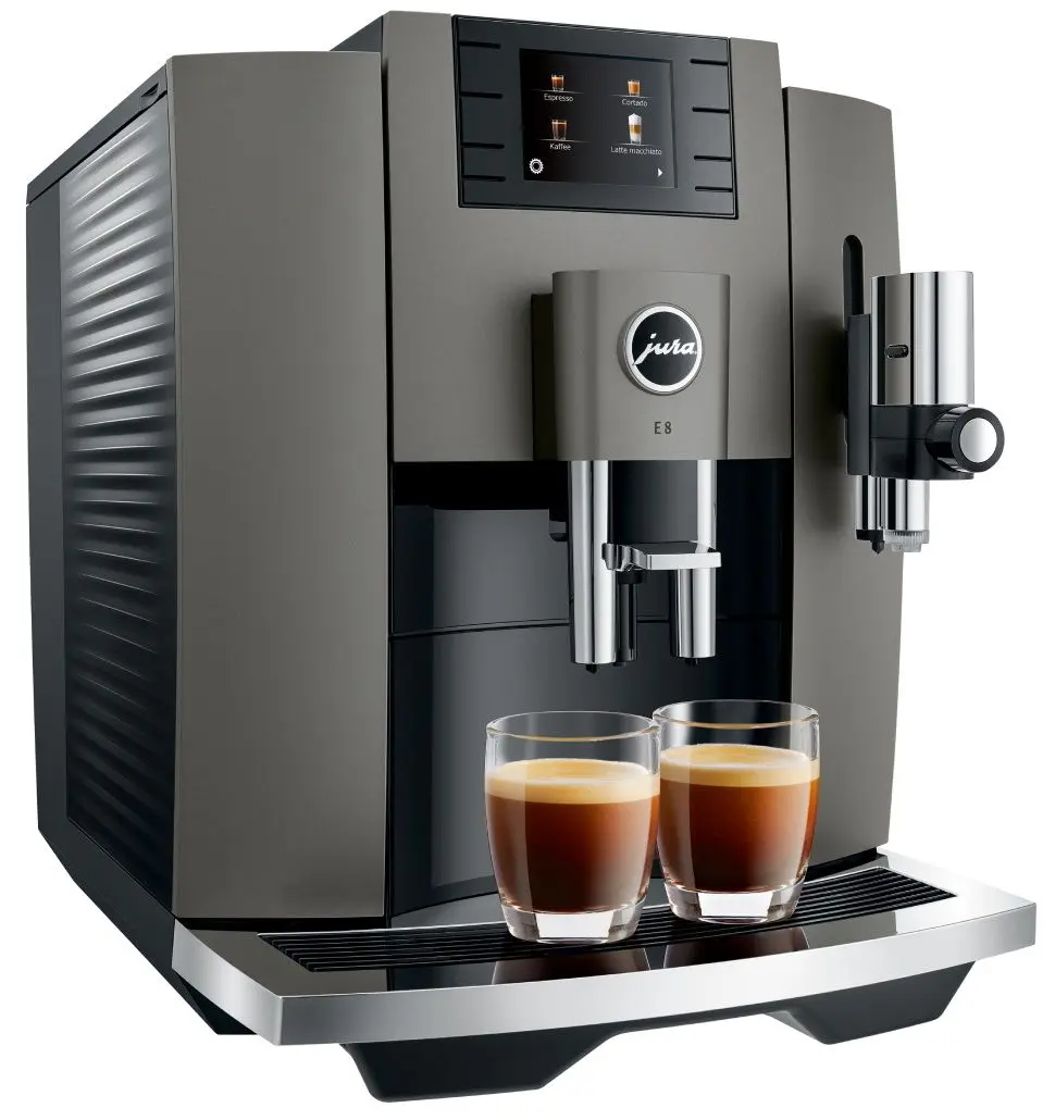 Кофемашина Jura E8 (Dark Inox)