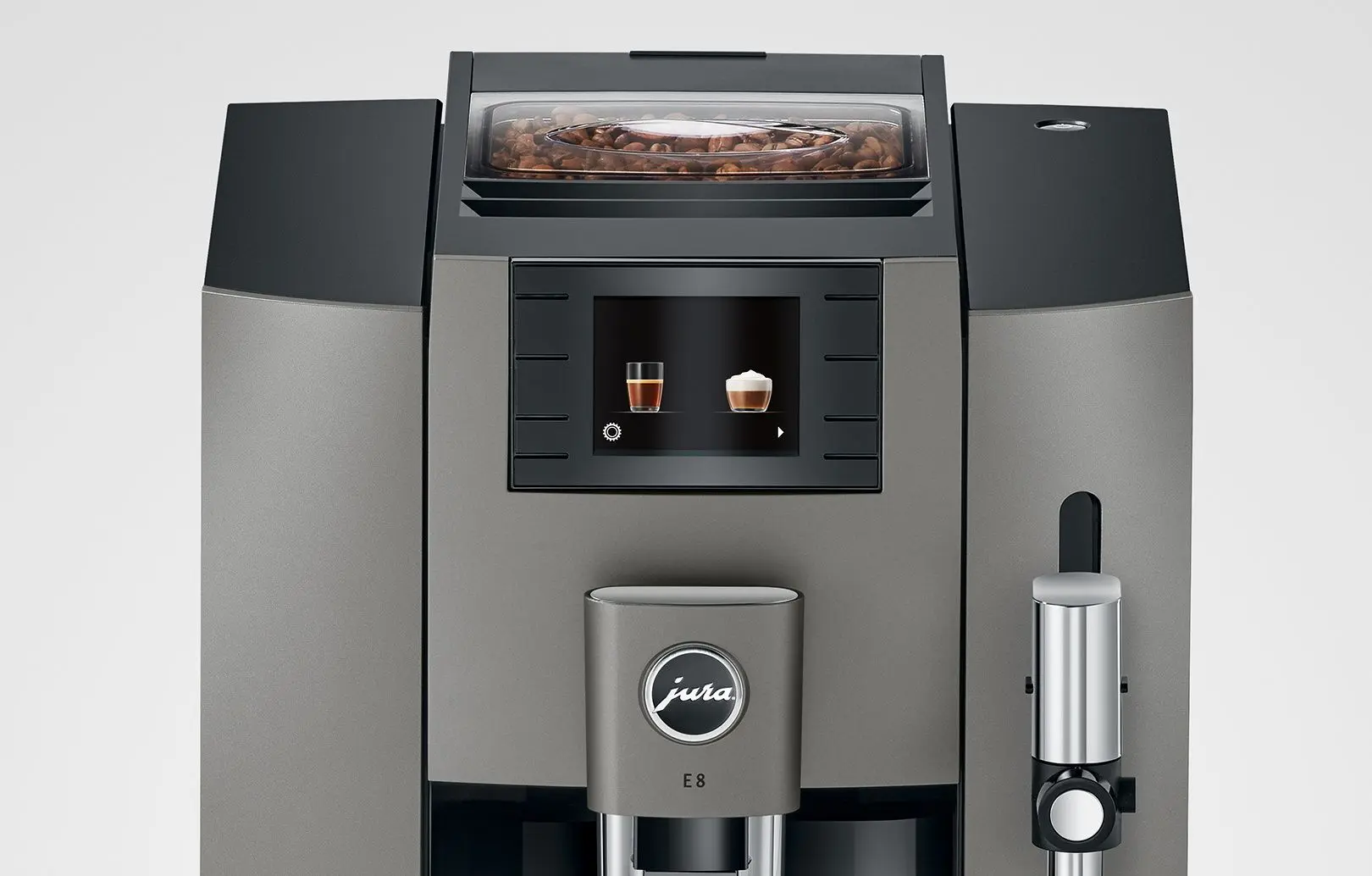 Кофемашина Jura E8 (Dark Inox)