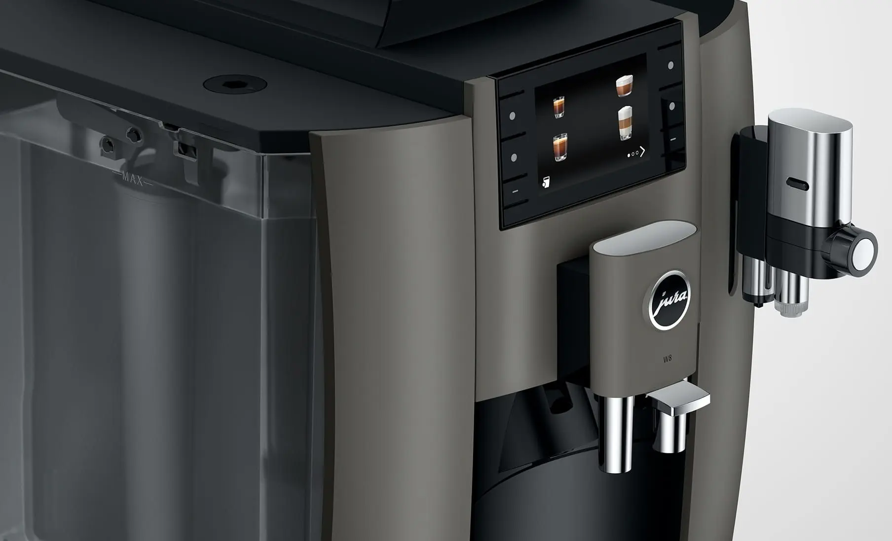 Кофемашина Jura W8 (Dark Inox)