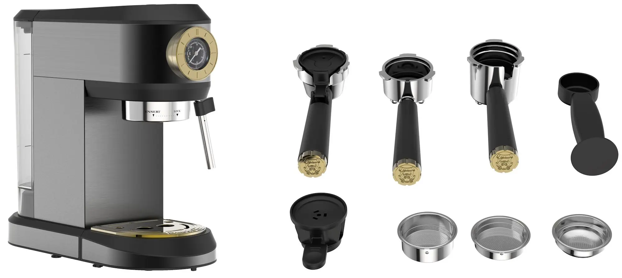 Кофемашина Kaiser KA 2005 Em (Anthracite)