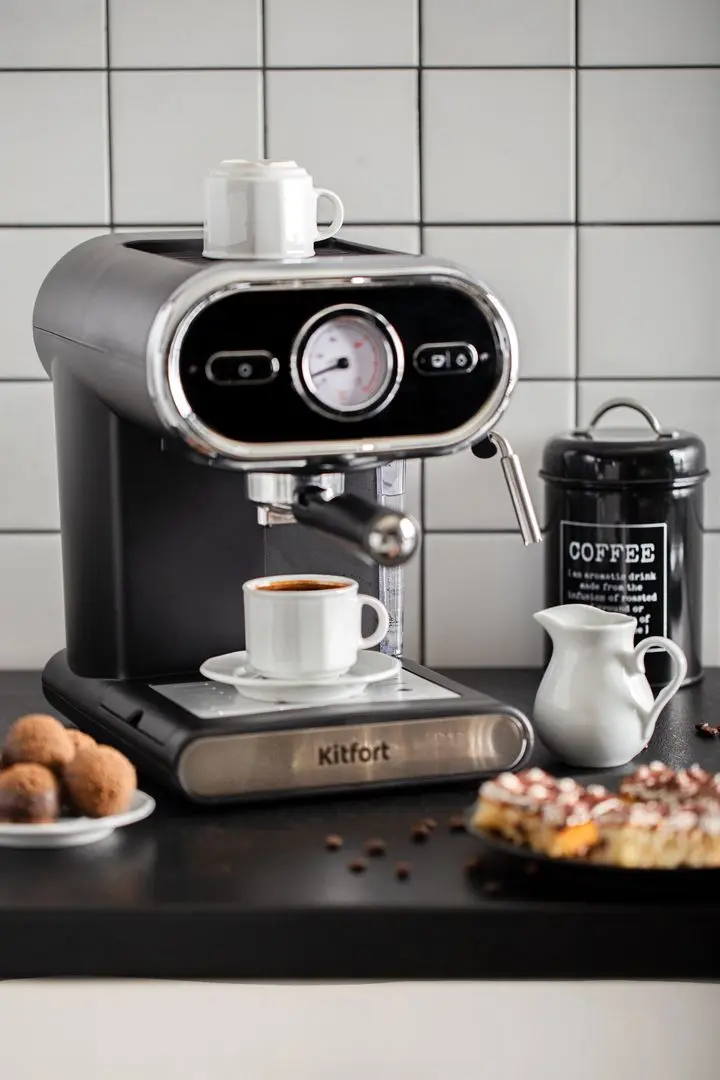 Aparat de cafea Kitfort KT-702 (Black) - 5