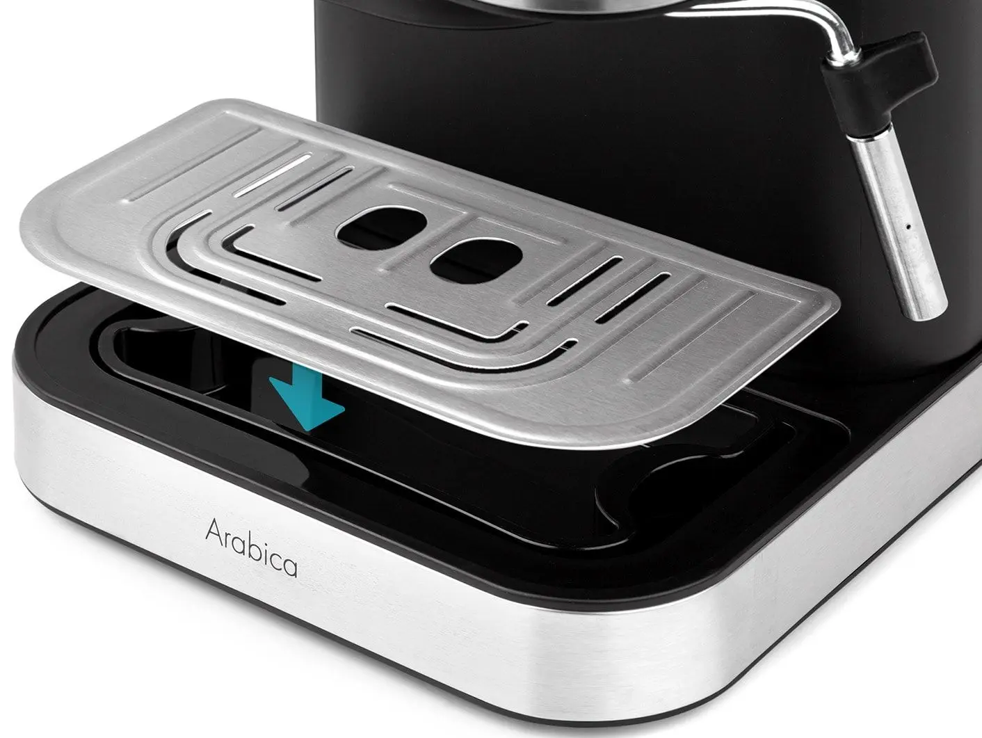 Aparat de cafea Klarstein Arabica (Inox/Black)
