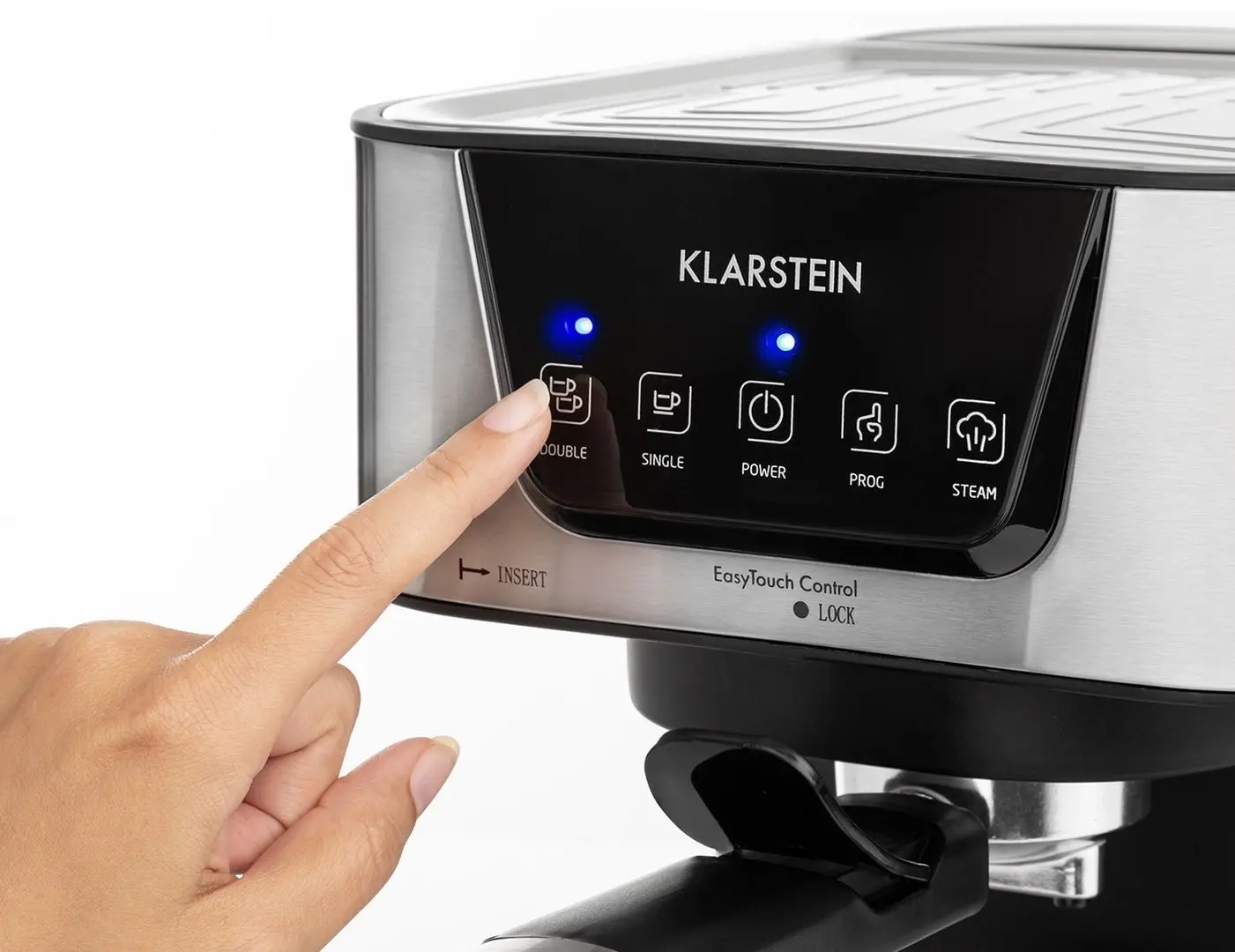 Aparat de cafea Klarstein Arabica (Inox/Black)