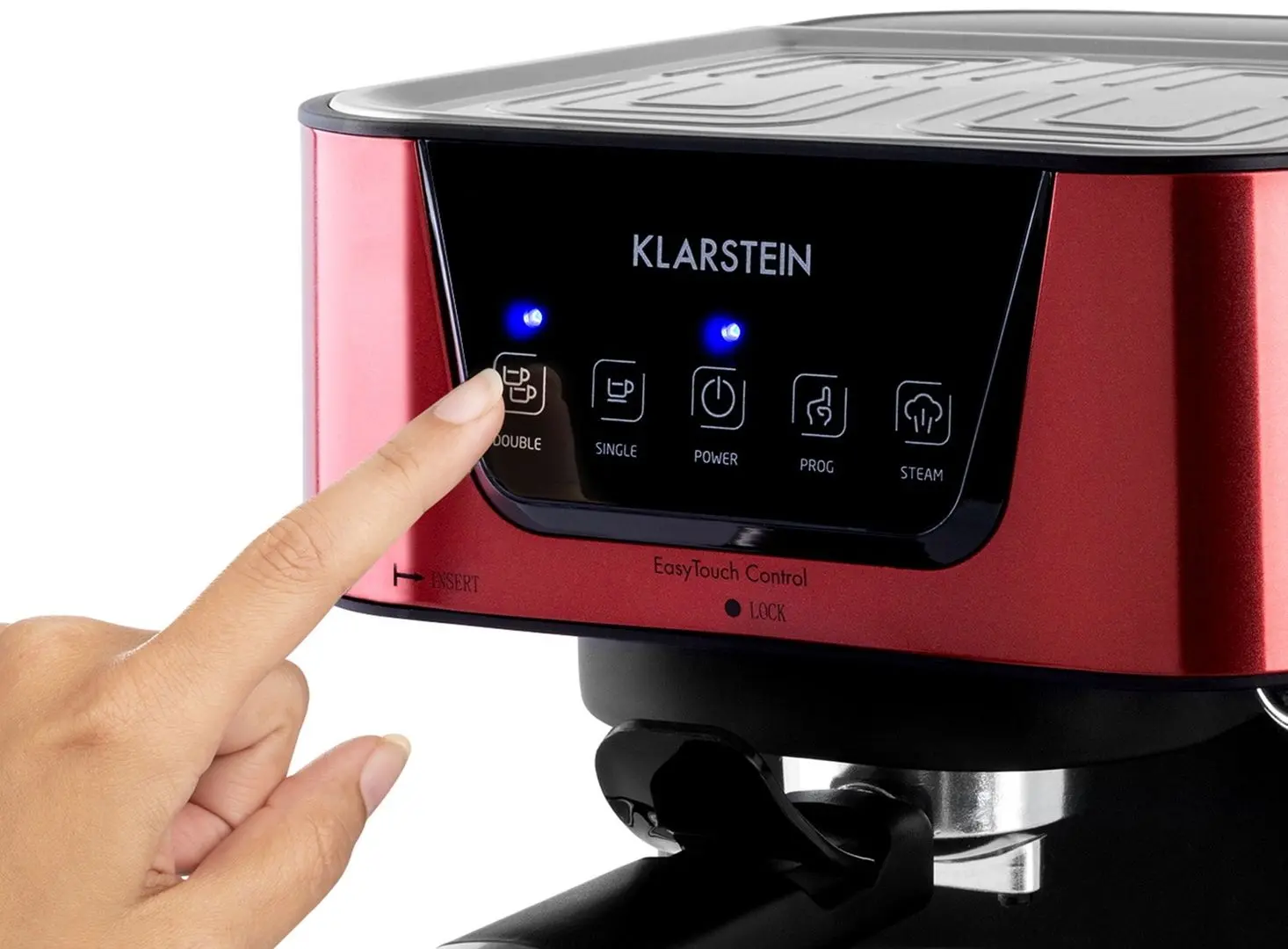 Aparat de facut cafea Klarstein Arabica (Red/Black) - 5