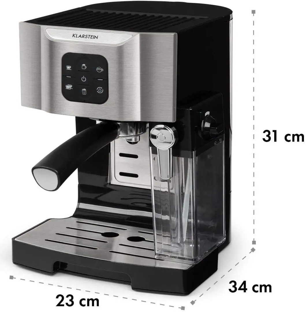 Aparat de cafea Klarstein Bella Vita (Inox/Black)