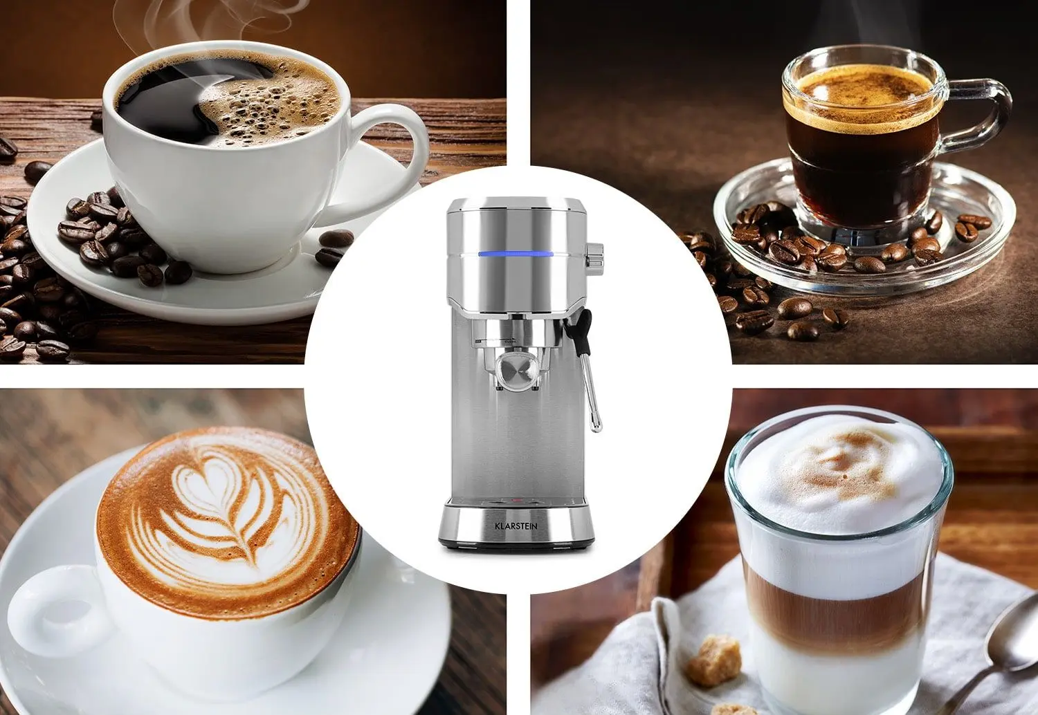 Aparat de cafea Klarstein Futura (Silver)