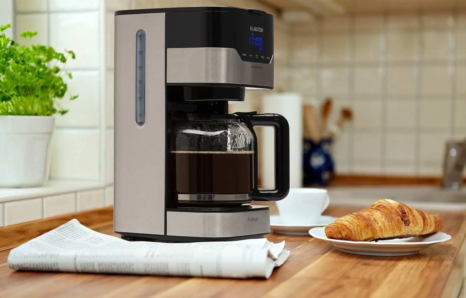 Cafetiera Klarstein Arabica 1.5 (Inox/Black) - 4