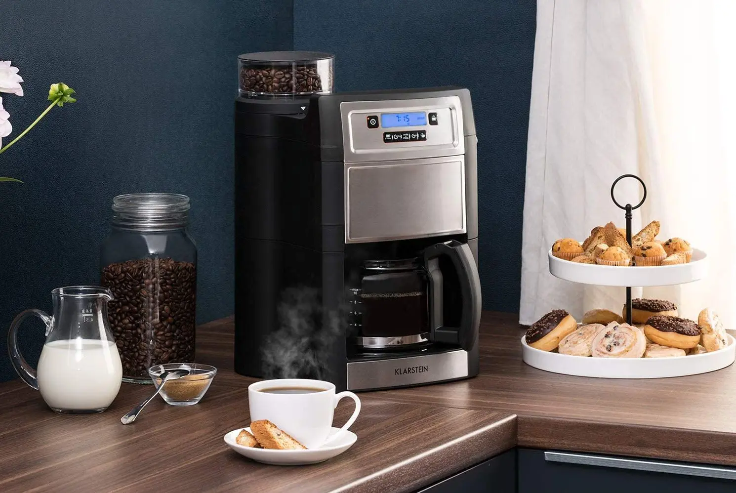 Cafetiera Klarstein Aromatica II (InoxBlack)