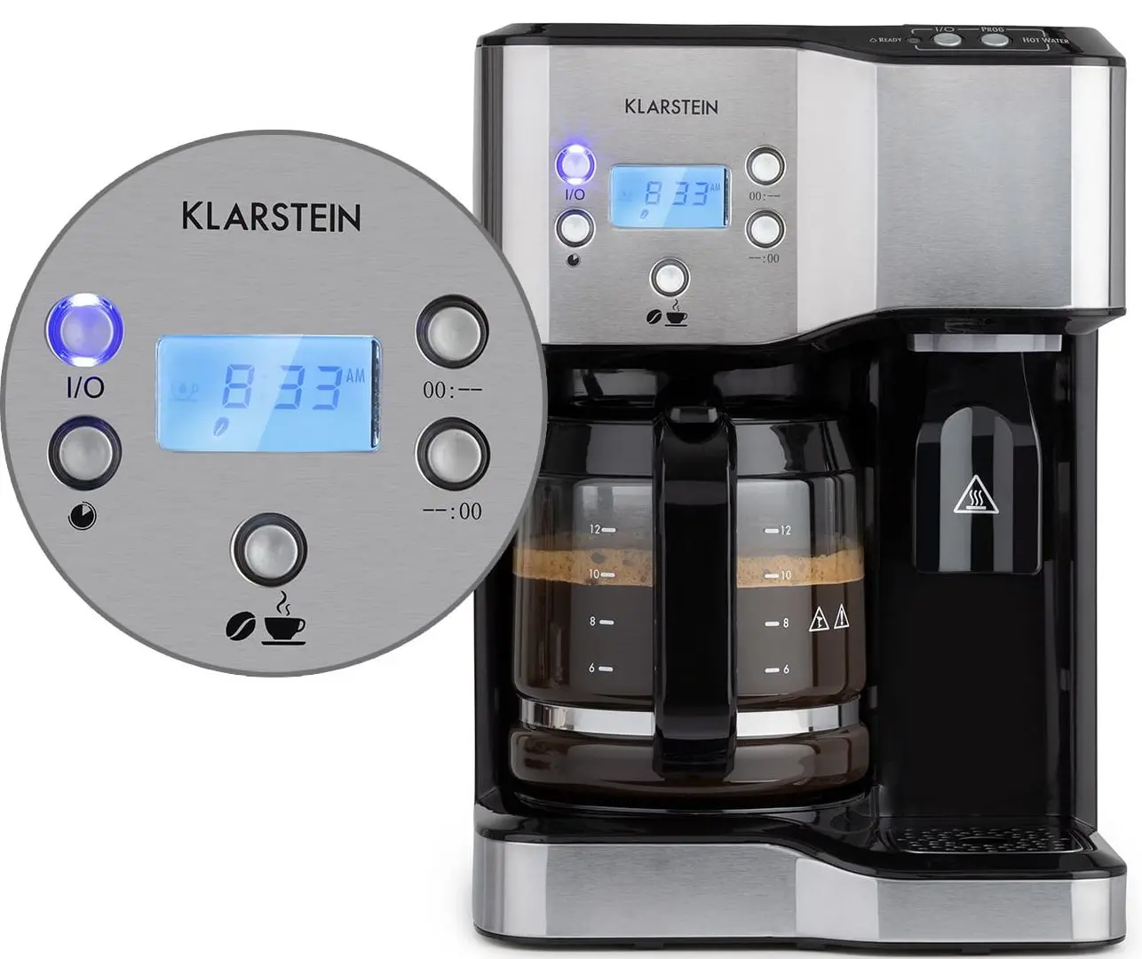 Cafetiera Klarstein Caldetto (Inox/Black)