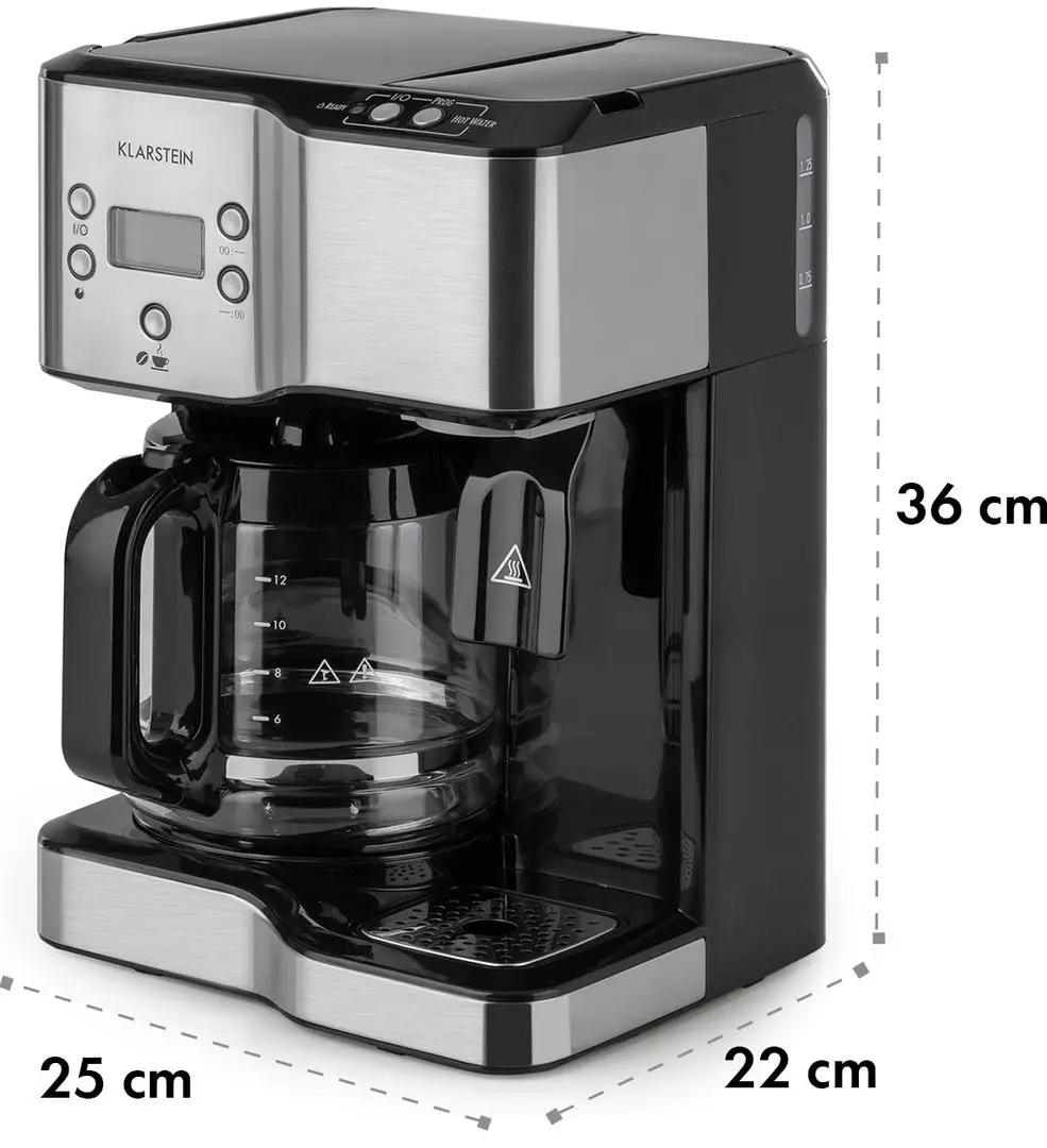 Cafetiera Klarstein Caldetto (Inox/Black)