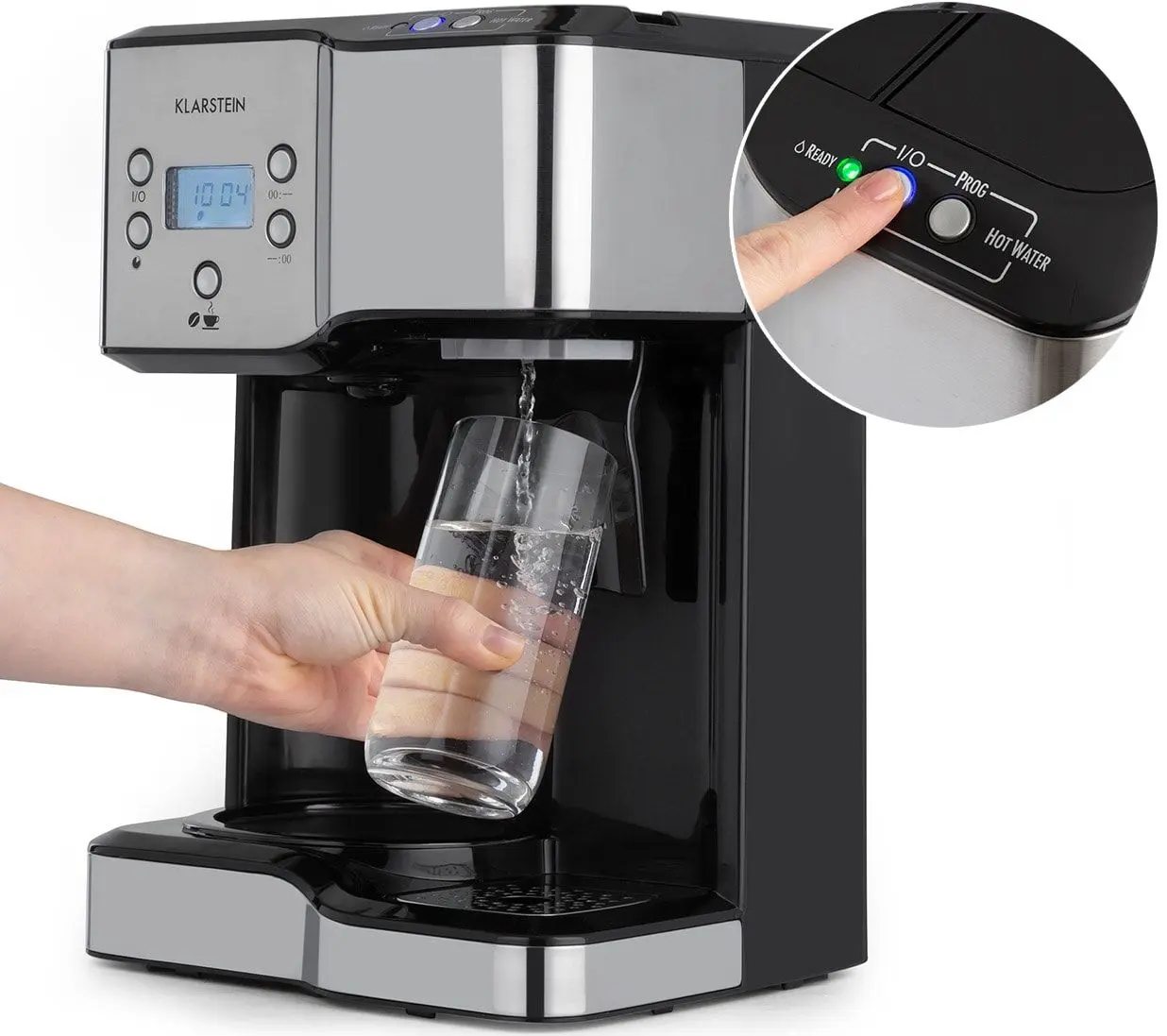 Cafetiera Klarstein Caldetto (Inox/Black)