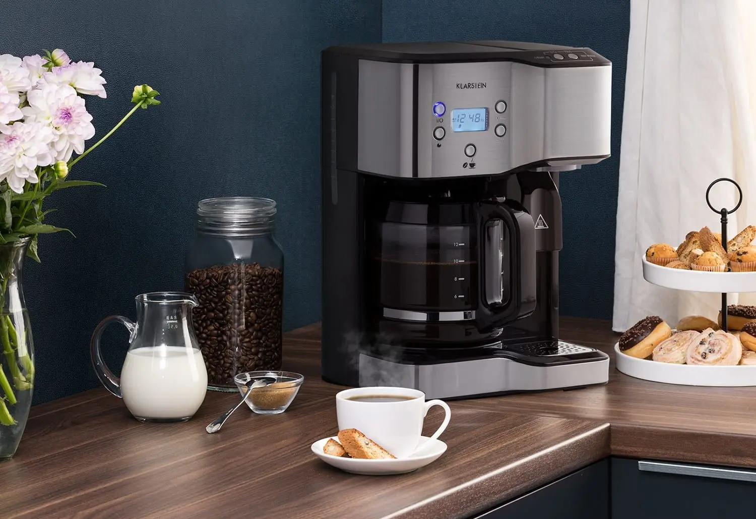 Cafetiera Klarstein Caldetto (Inox/Black)