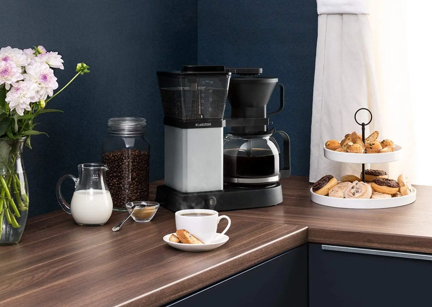 Cafetiera Klarstein GrandeGusto (Inox/Black)