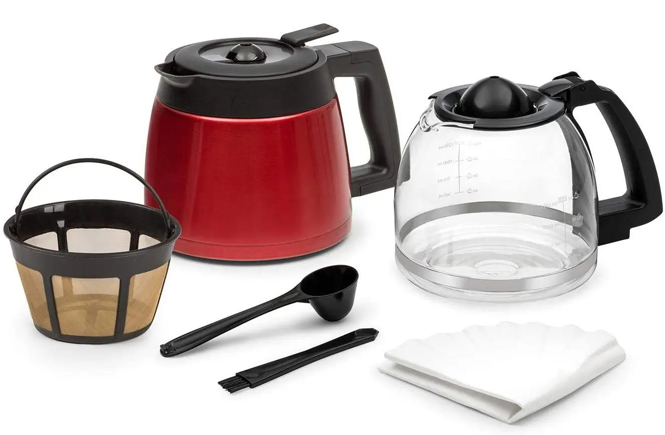 Cafetiera + термос Klarstein Aromatica II Duo (Red/Black)