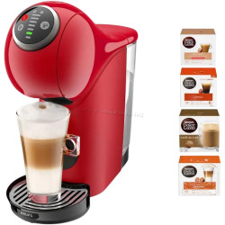 Aparat de cafea Krups Genio S Plus KP340510 + cafea Nescafe Dolce Gusto (Red)