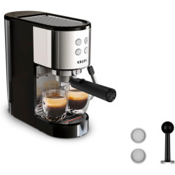 Кофемашина Krups Virtuoso Essential XP441810 (Inox/Black) Thumb