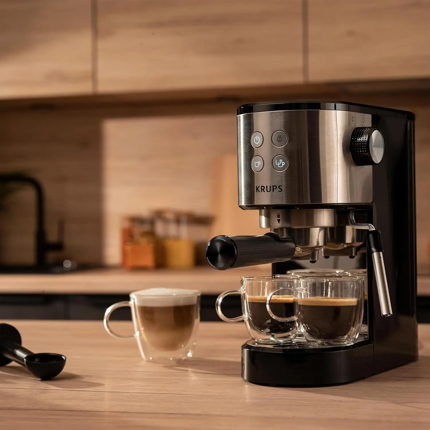 Кофемашина Krups Virtuoso Essential XP441810 (Inox/Black) - 7