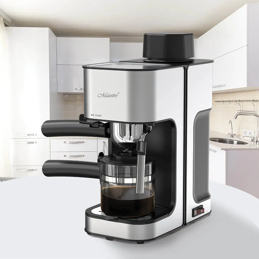 Masina de cafea Maestro MR-411 (Inox/Black)