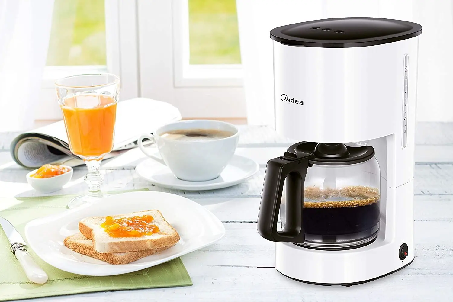 Cafetiera Midea MA-D1502AW1 (White/Black)