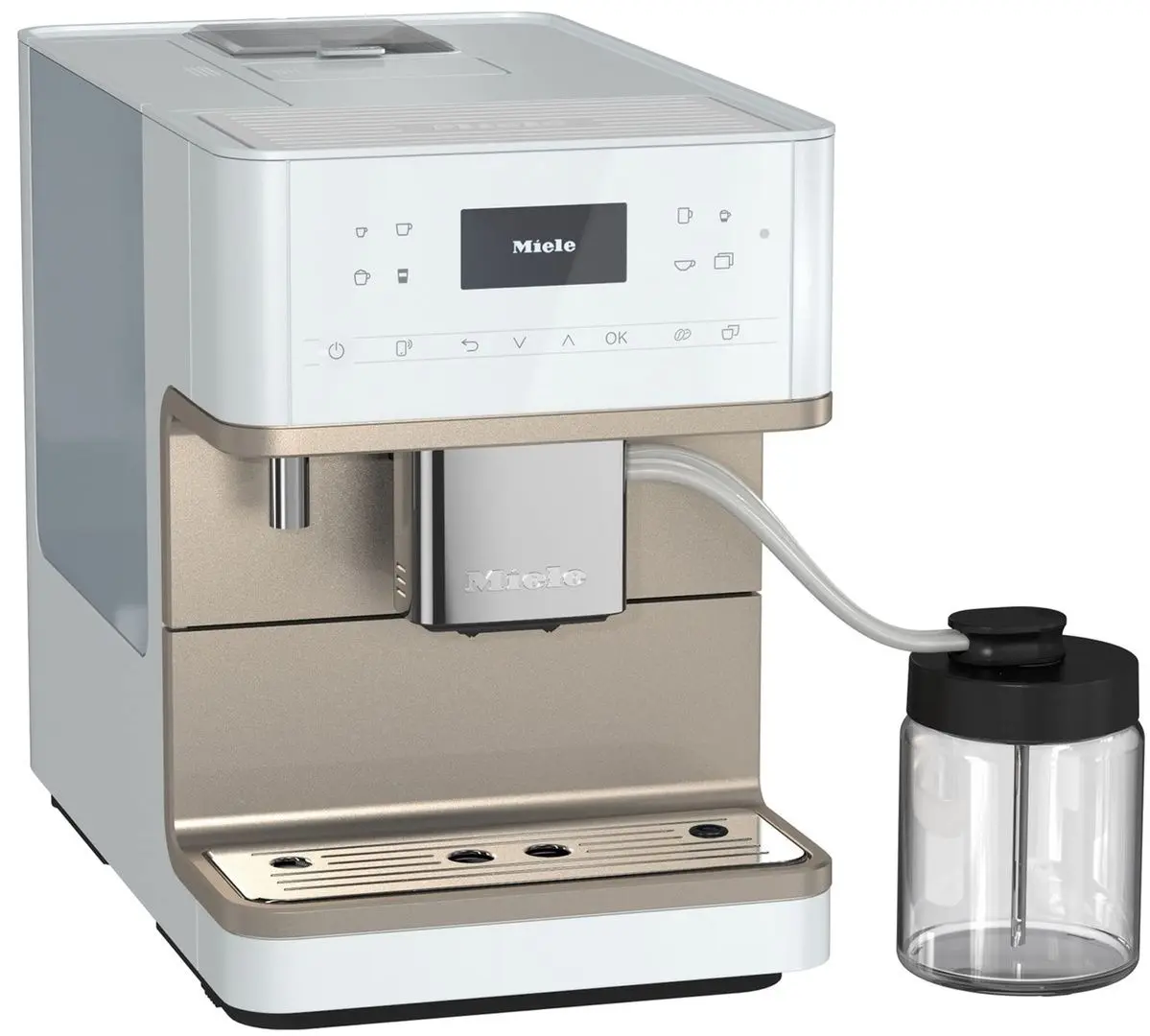 Aparat de cafea Miele CM 6360 MilkPerfection (White/Metallic)