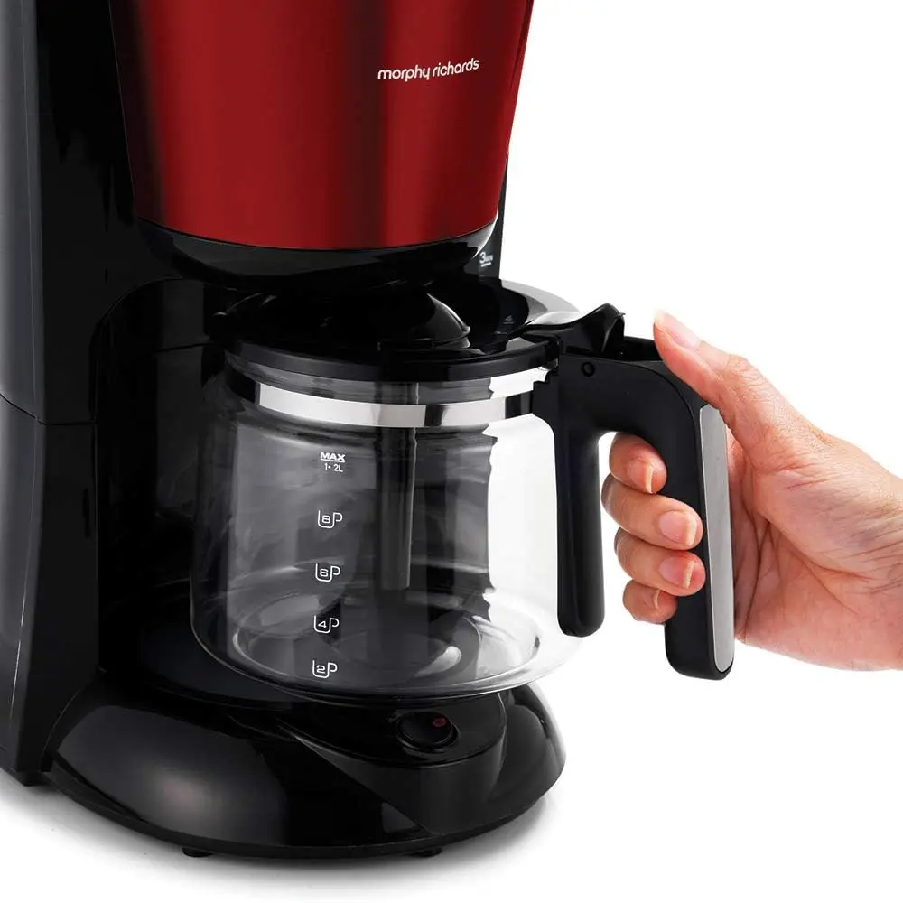 Cafetiera Morphy Richards Evoke 162752 (Red/Black) - 2