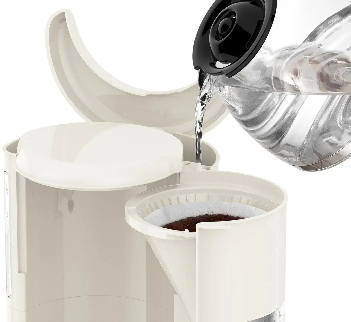 Кофеварка Moulinex Soleil FG385A30 (White) - 4