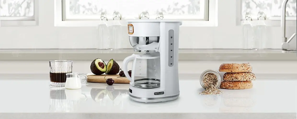 Кофеварка Muse MS-220 W (White)