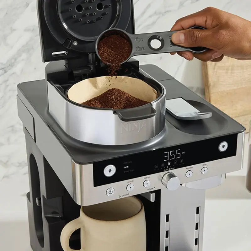 Aparat de cafea Ninja CFN803EU (Inox/Black) - 11