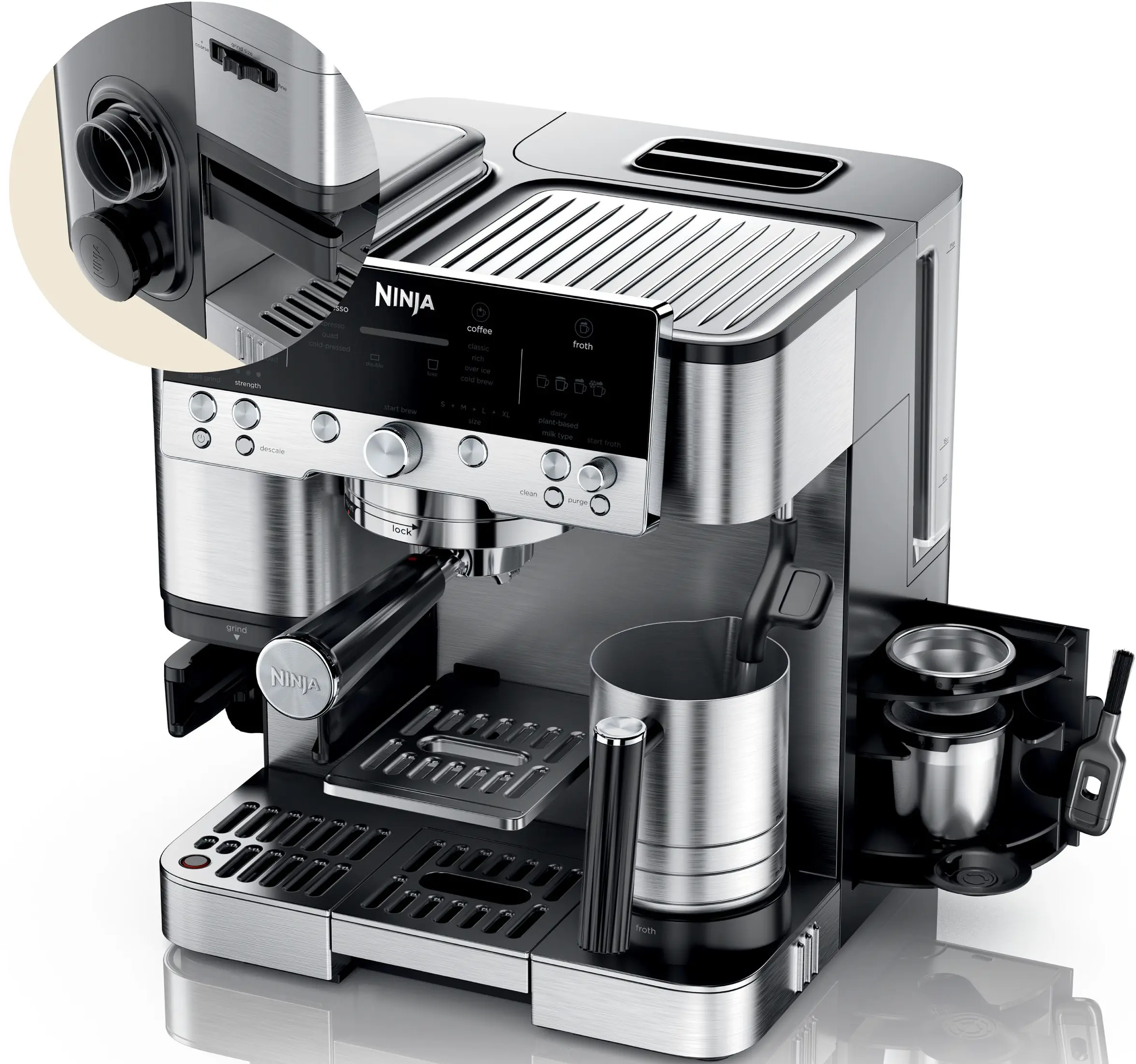 Кофемашина Ninja Luxe Cafe Premier ES601EU (Inox) - 2