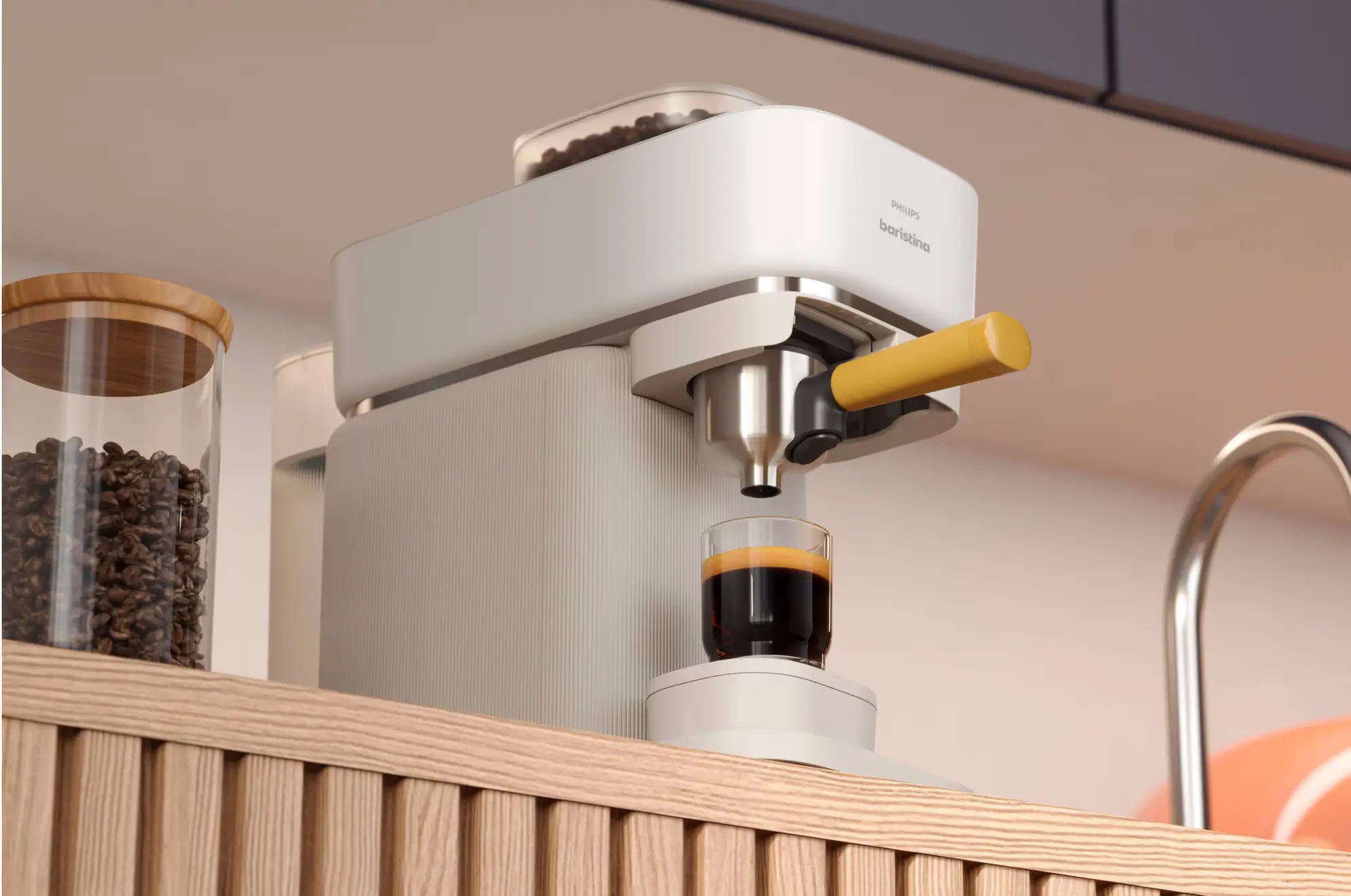 Aparat de cafea Philips Baristina BAR300/00 (White) - 4