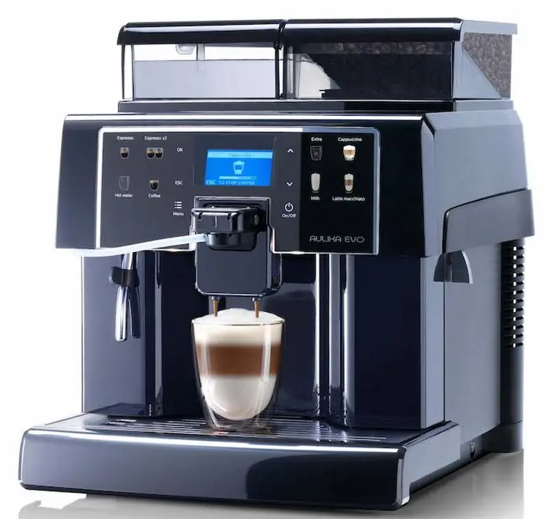 Кофемашина Saeco Aulika Evo Focus (Black/Blue)