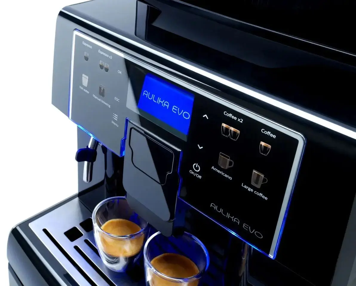 Aparat de cafea Saeco Aulika Evo Office (Black/Blue)