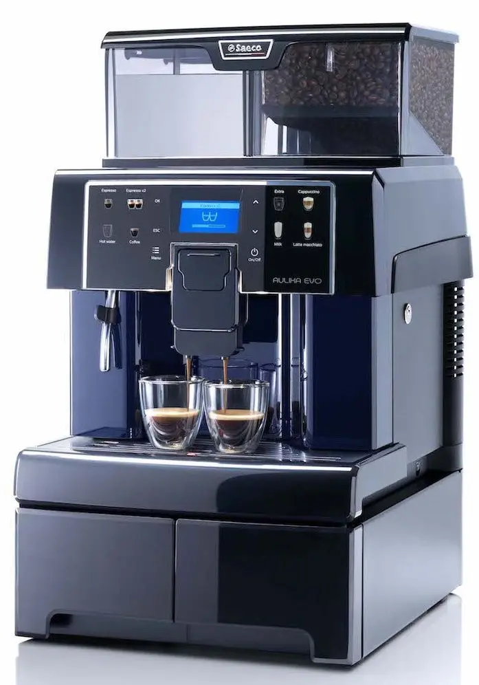 Aparat de cafea Saeco Aulika Evo Office (Black/Blue)
