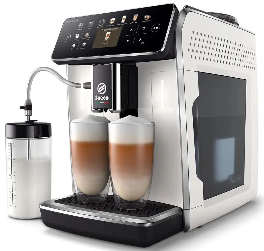 Aparat de cafea Saeco GranAroma SM6580/20 (White/Black)