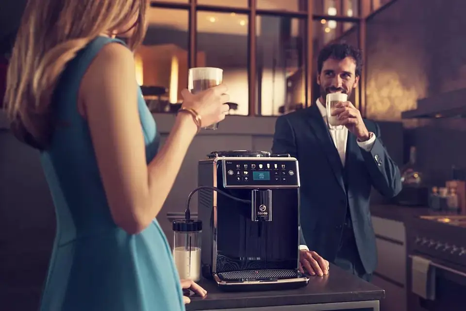 Aparat de cafea Saeco Xelsis SM7580/00 (Black)