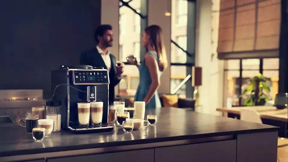 Aparat de cafea Saeco Xelsis SM7580/00 (Black)