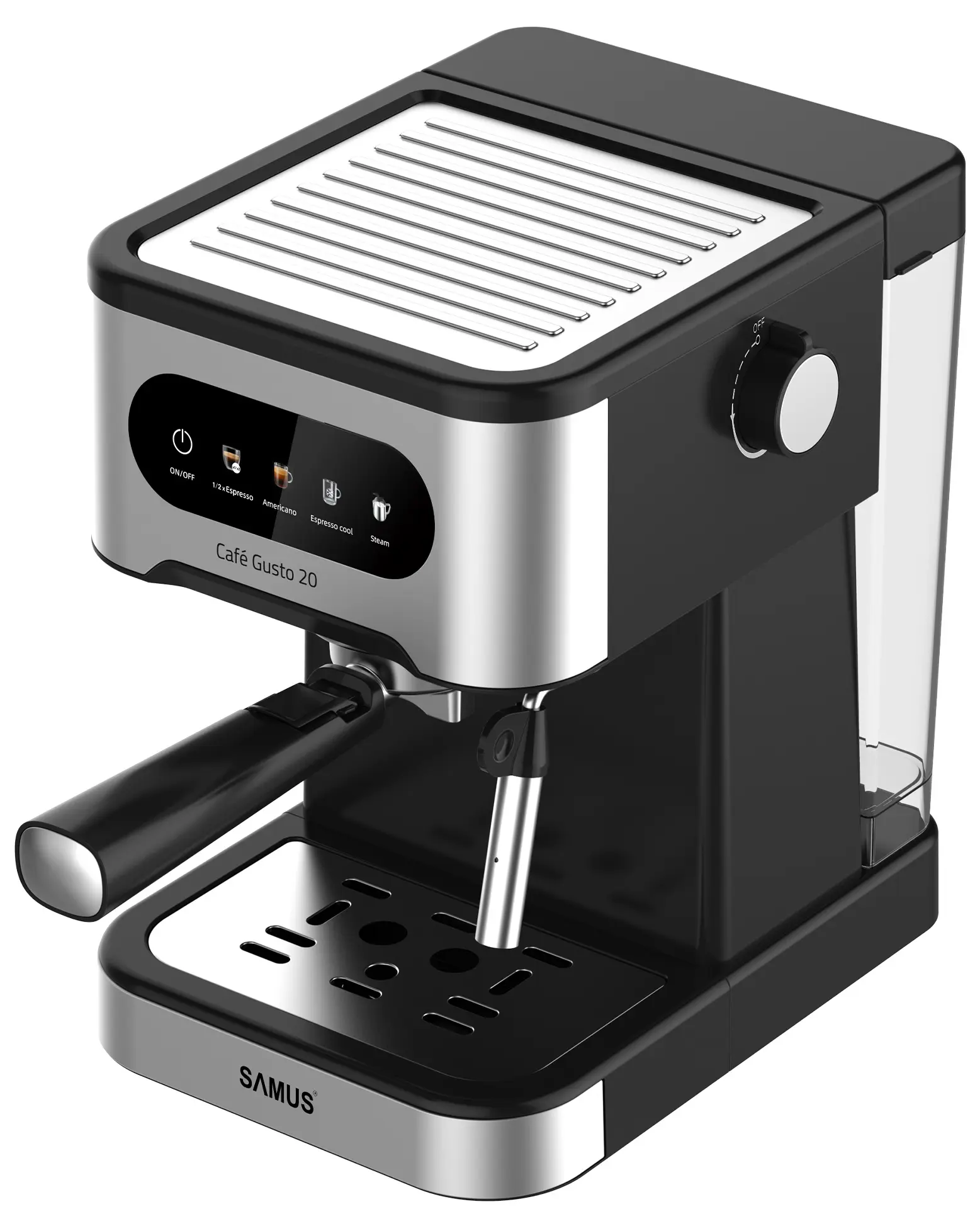 Aparat de cafea Samus Cafe Gusto 20 (Black/Inox)