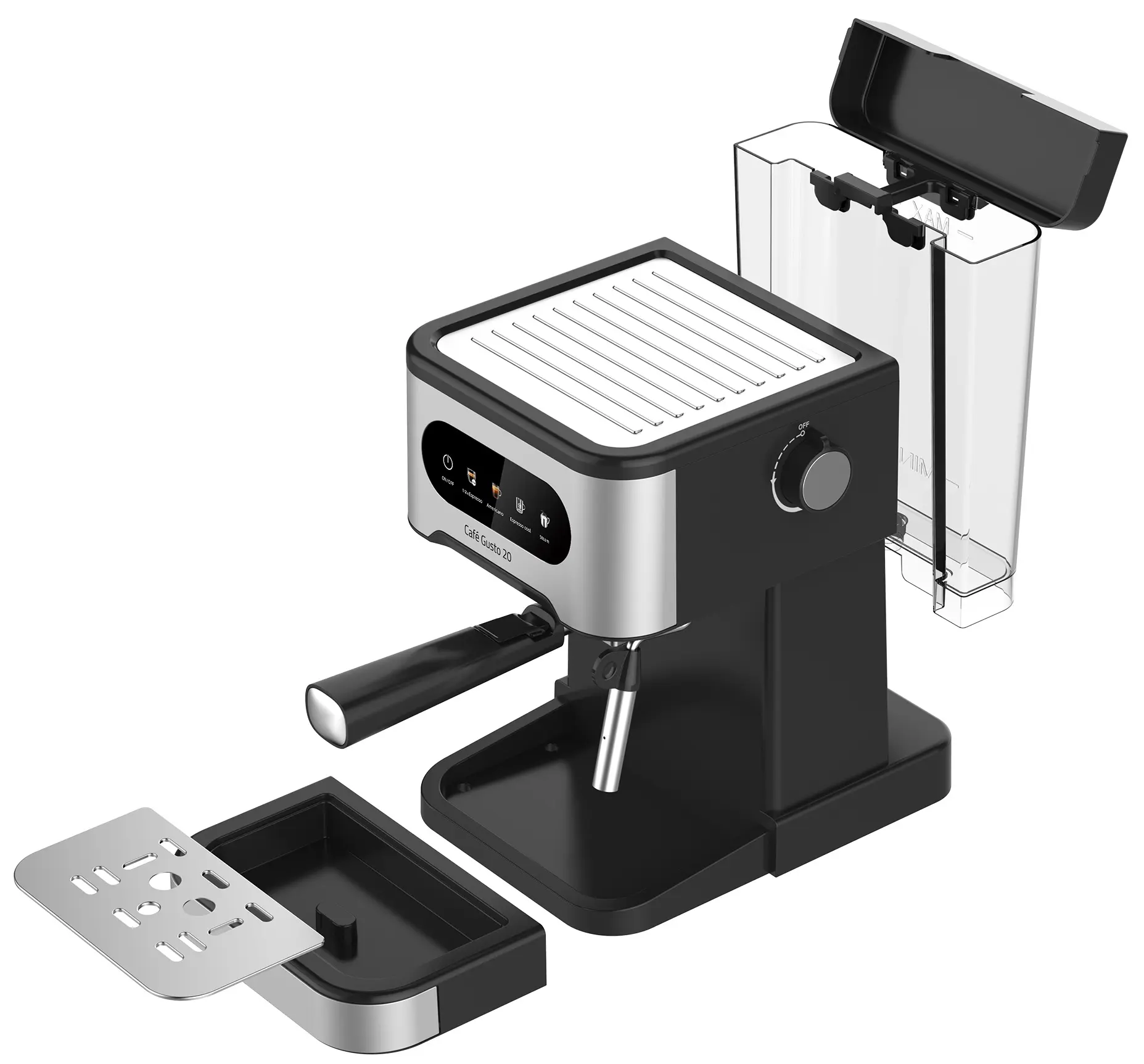 Aparat de cafea Samus Cafe Gusto 20 (Black/Inox)