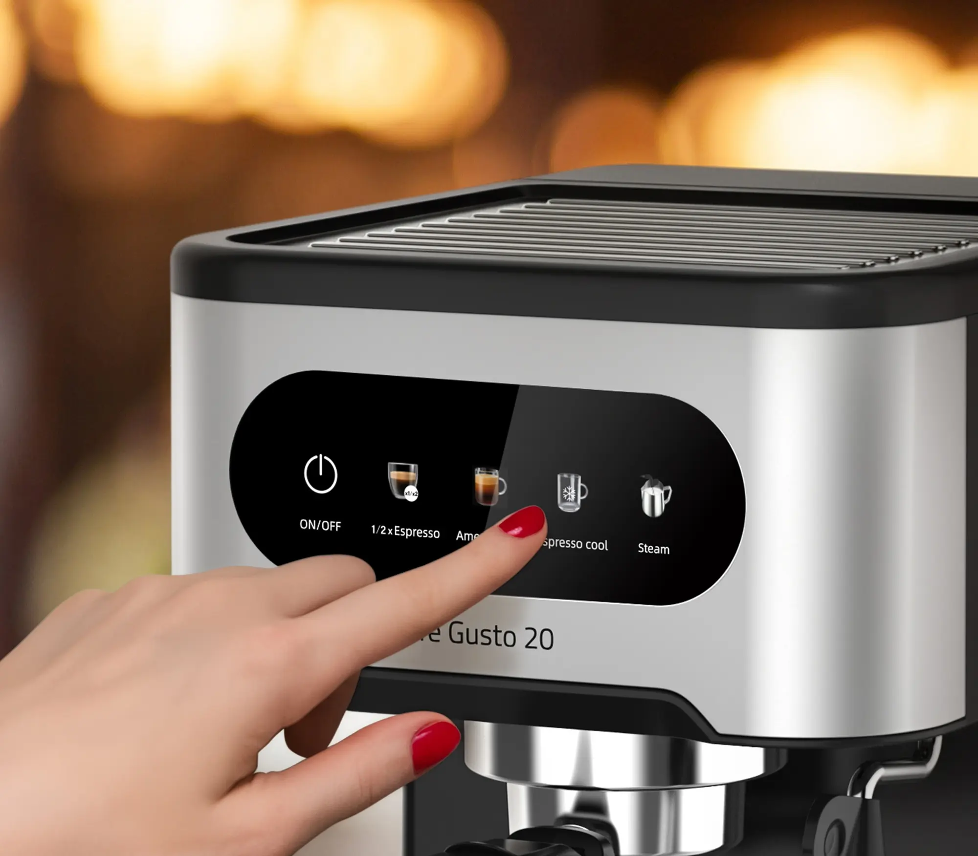 Aparat de cafea Samus Cafe Gusto 20 (Black/Inox)