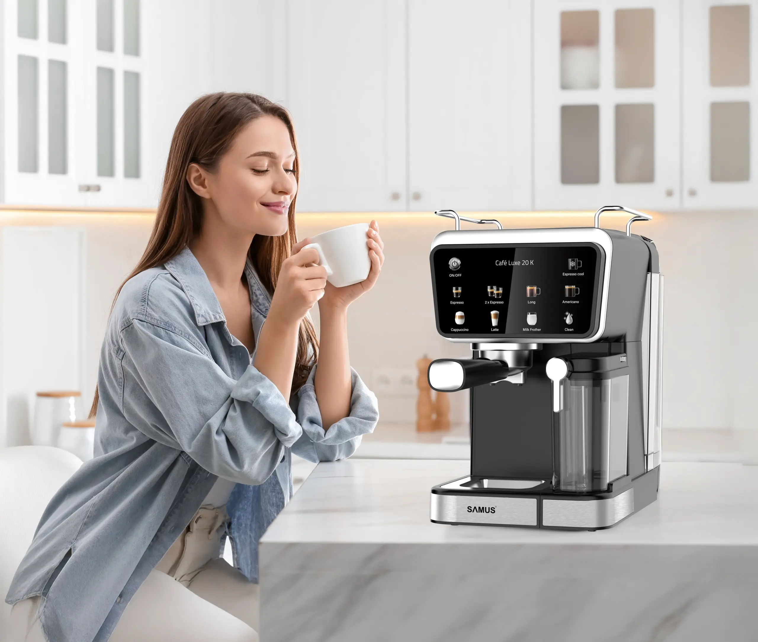 Aparat de cafea Samus Cafe Luxe 20 K (Black) - 7